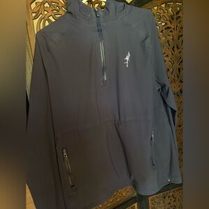 Peter Millar “ghost tree” Half-Zip Windbreaker